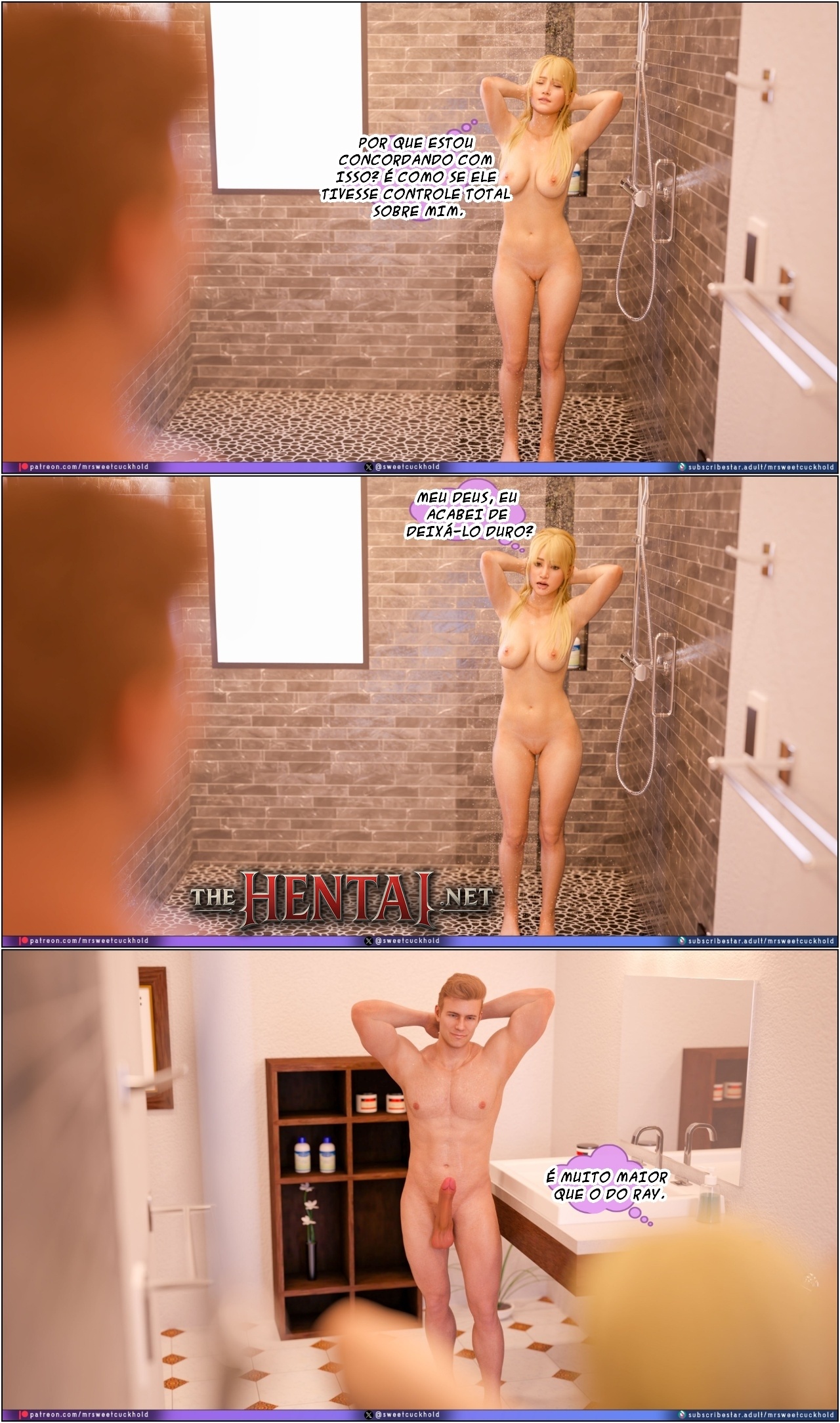 Much Bigger Than My Boyfriend Part 8: College Days Hentai pt-br 27