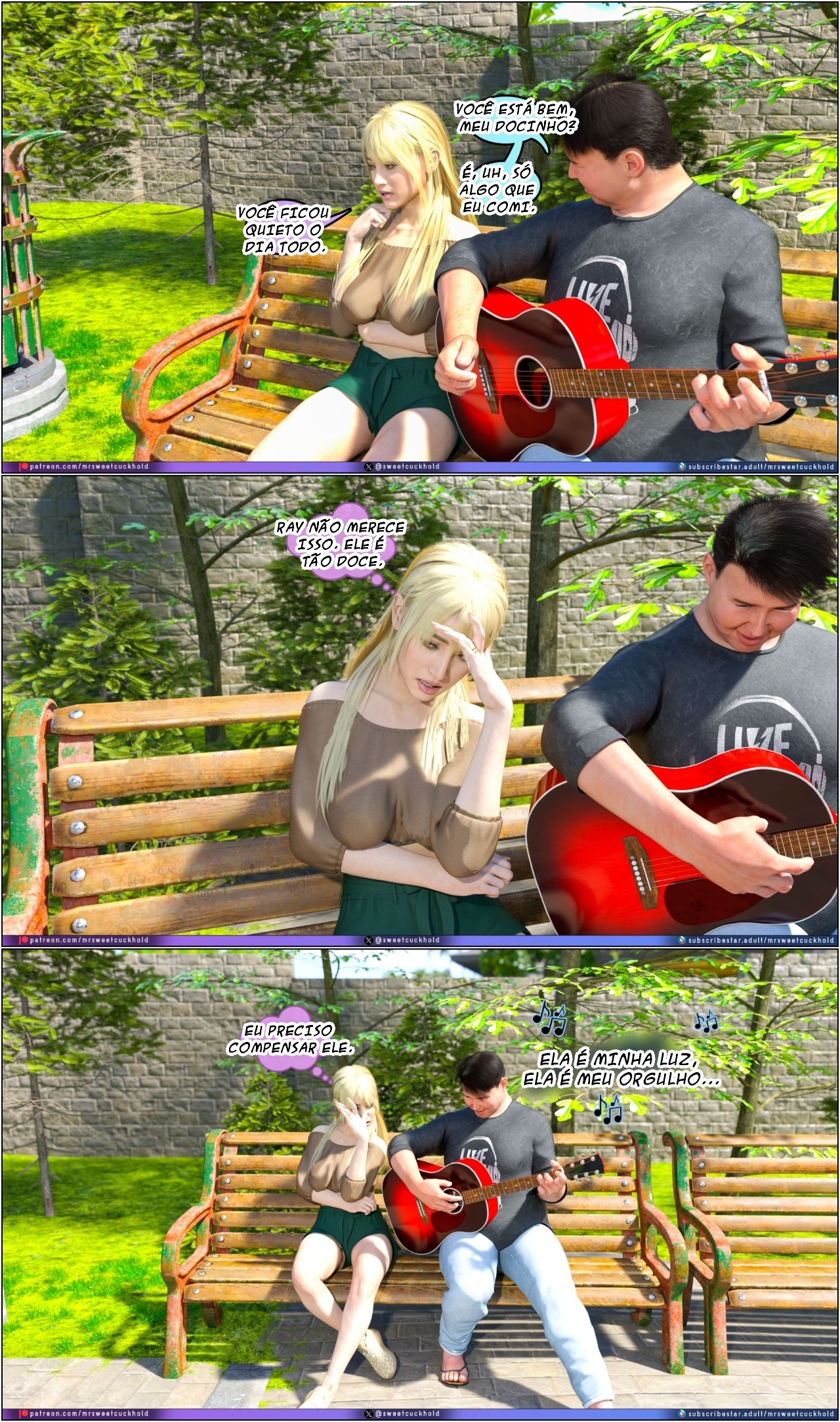 Much Bigger Than My Boyfriend Part 8: College Days Hentai pt-br 38