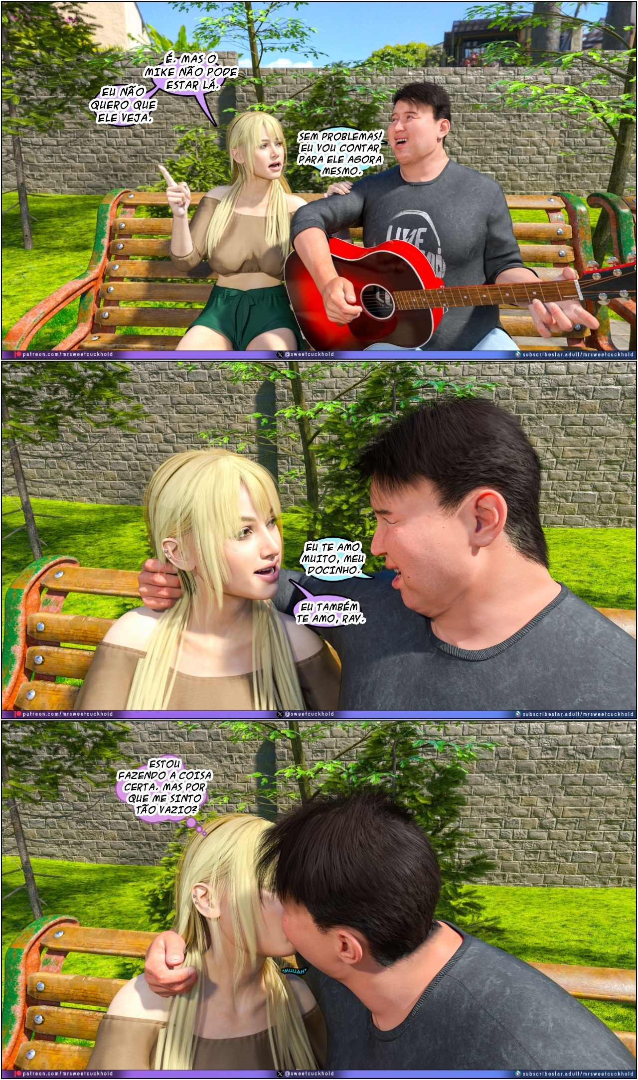 Much Bigger Than My Boyfriend Part 8: College Days Hentai pt-br 40