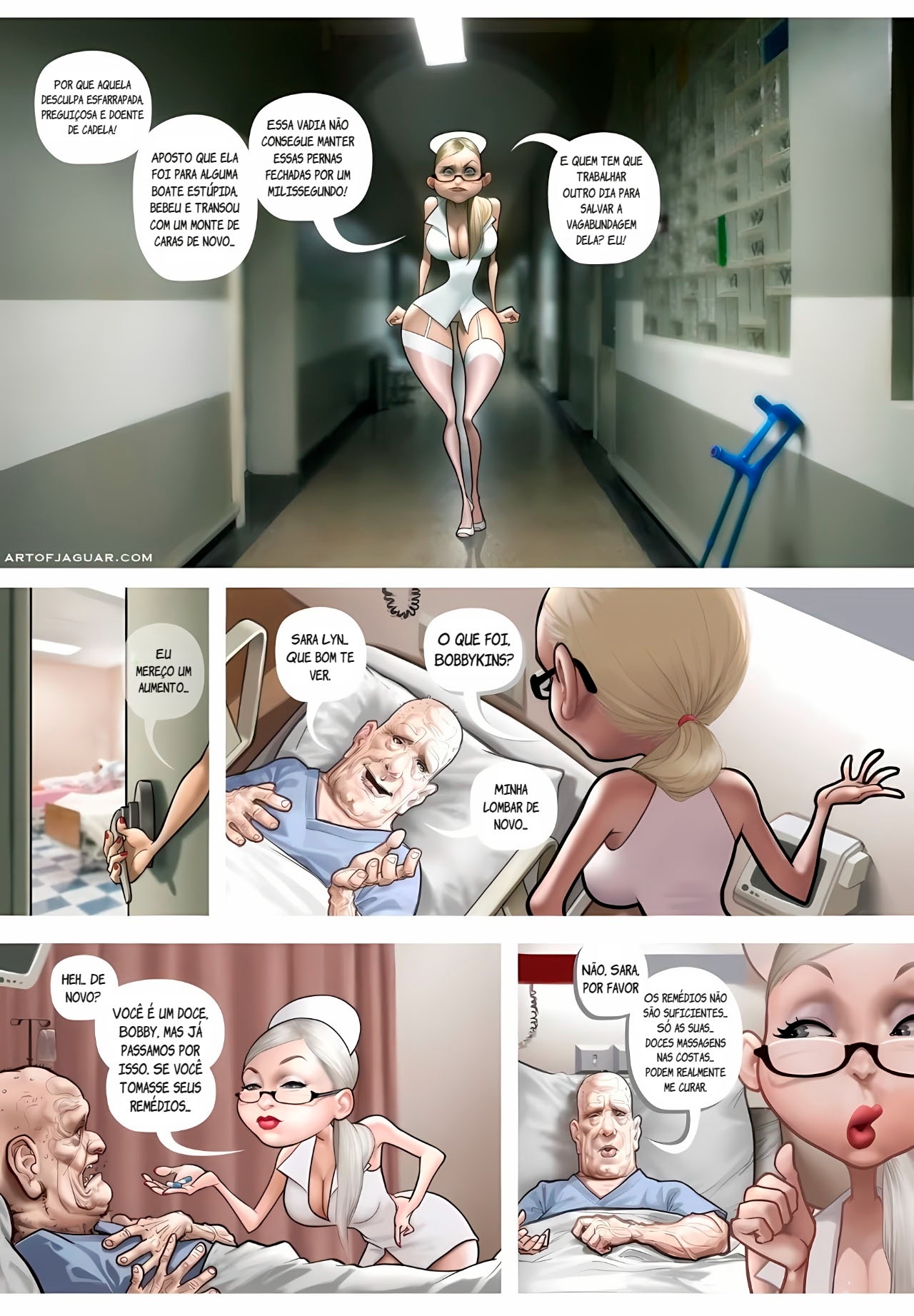 Night Nurse by ArtOfJaguar Hentai pt-br 02