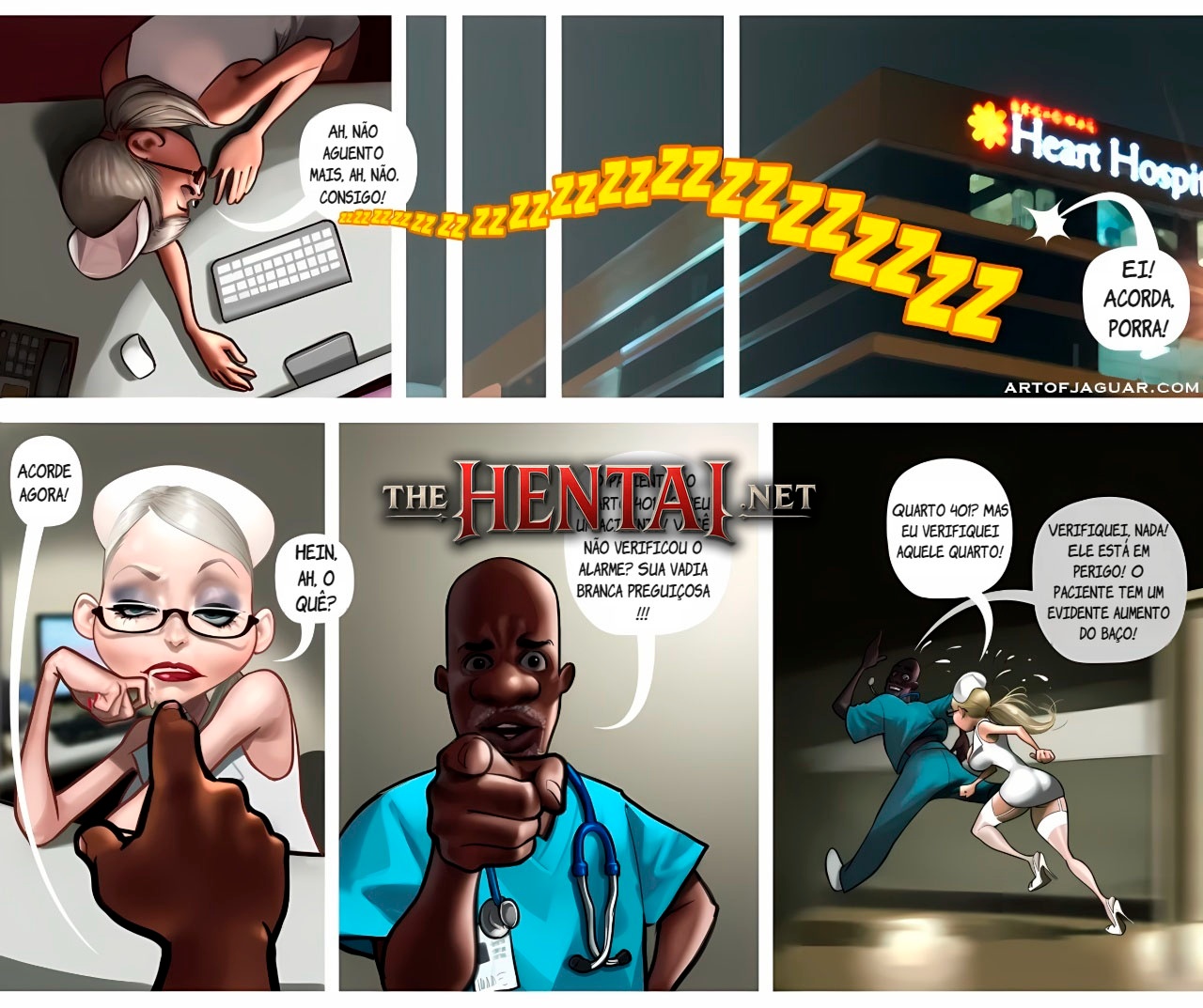 Night Nurse by ArtOfJaguar Hentai pt-br 05