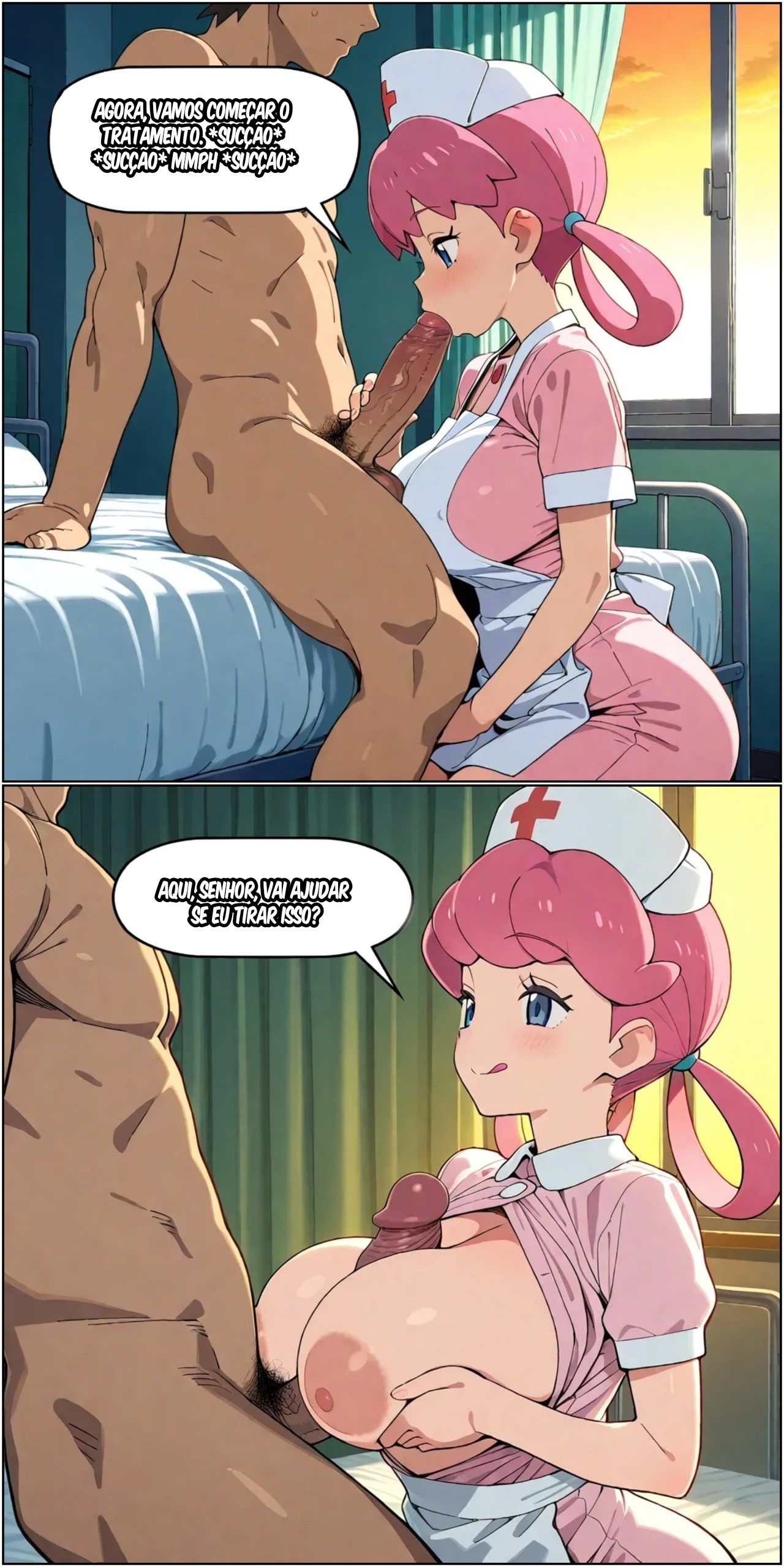 Nurse Joy Cures Your Blue Balls Hentai pt-br 04