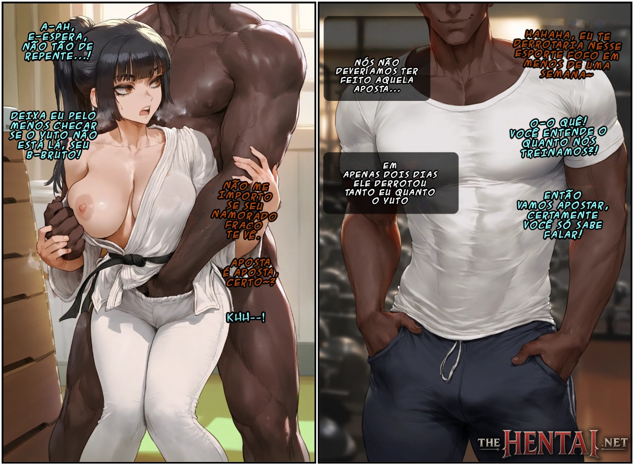 Rin & Yuto Make a Bet With a Newbie Martial Artist Hentai pt-br 04