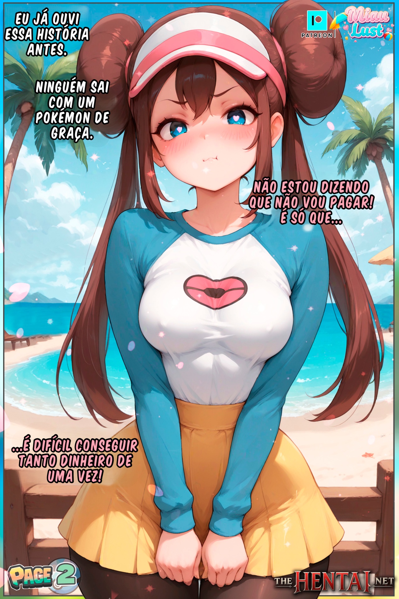 Rosa In White And Wet Hentai pt-br 04