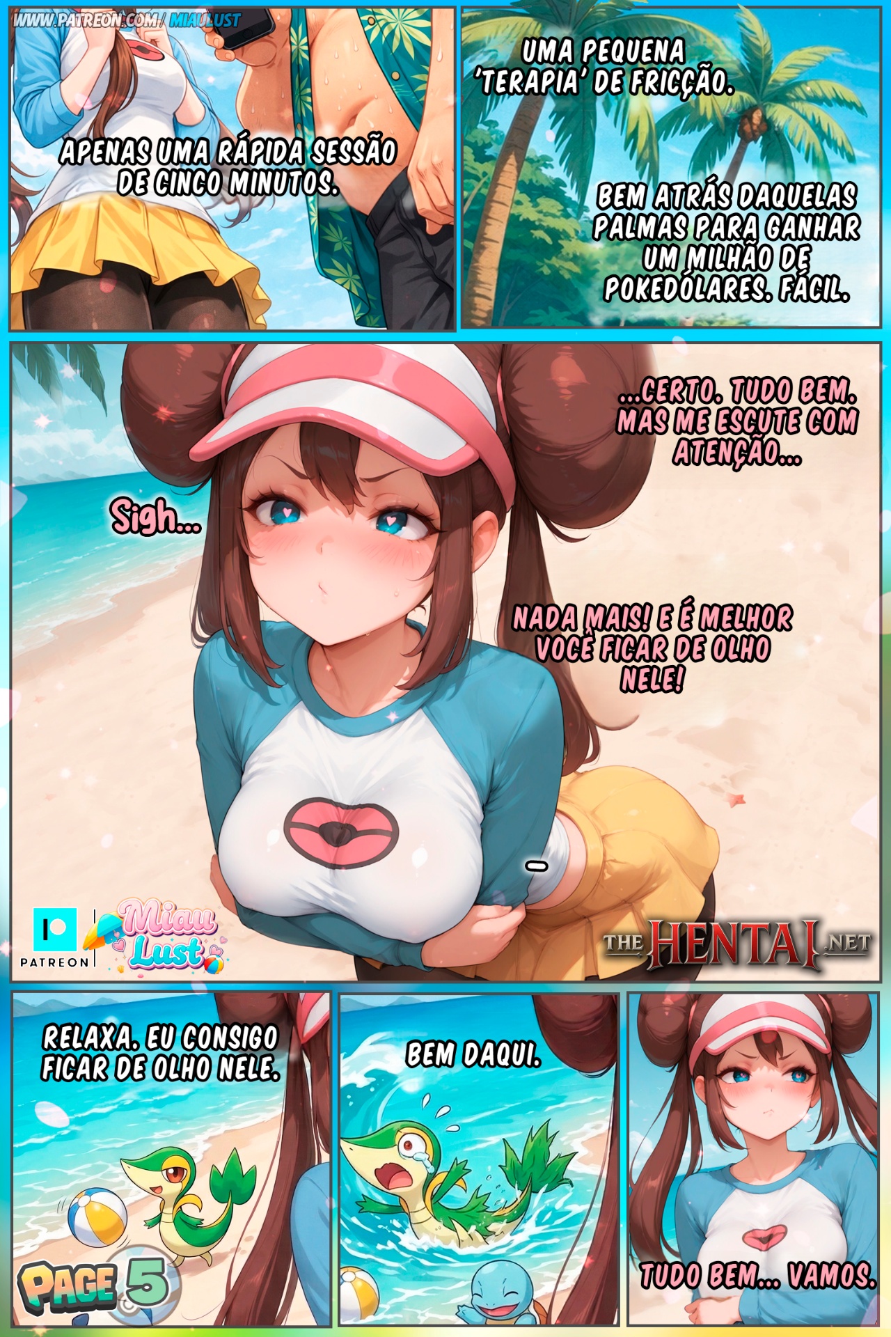 Rosa In White And Wet Hentai pt-br 07