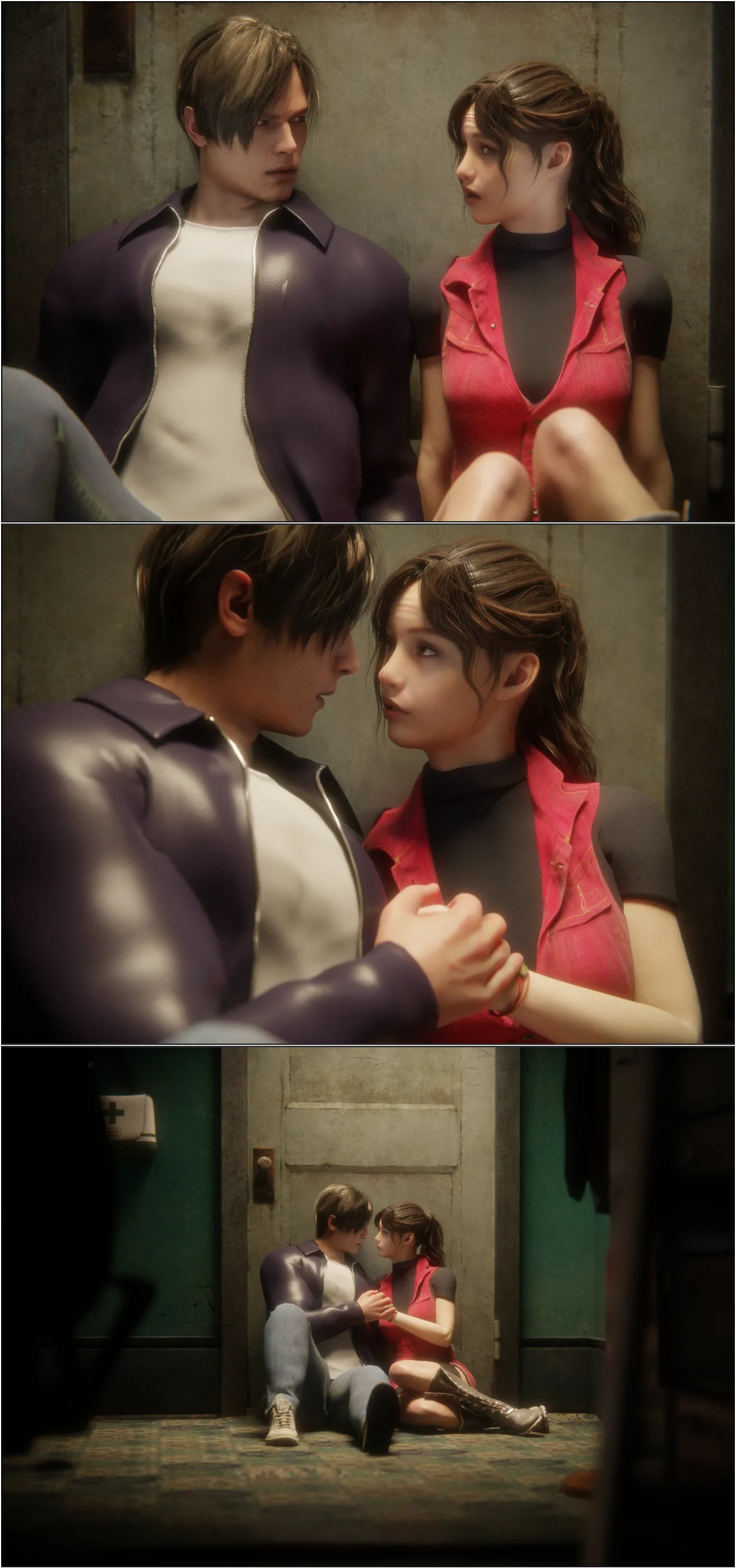 Safe Room Is a Love Room: Claire Redfield Hentai pt-br 03