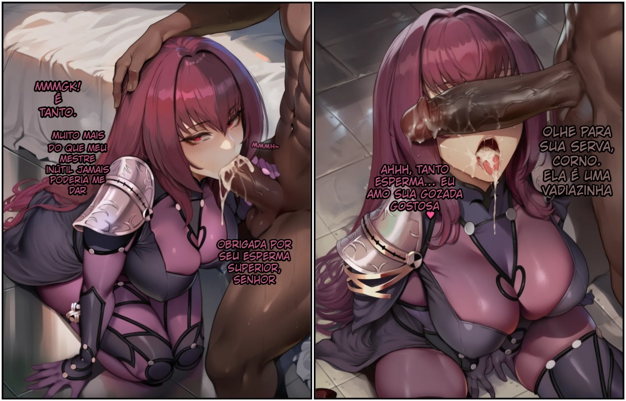 Scathach Trains Her Cuckold Master  Hentai pt-br 06