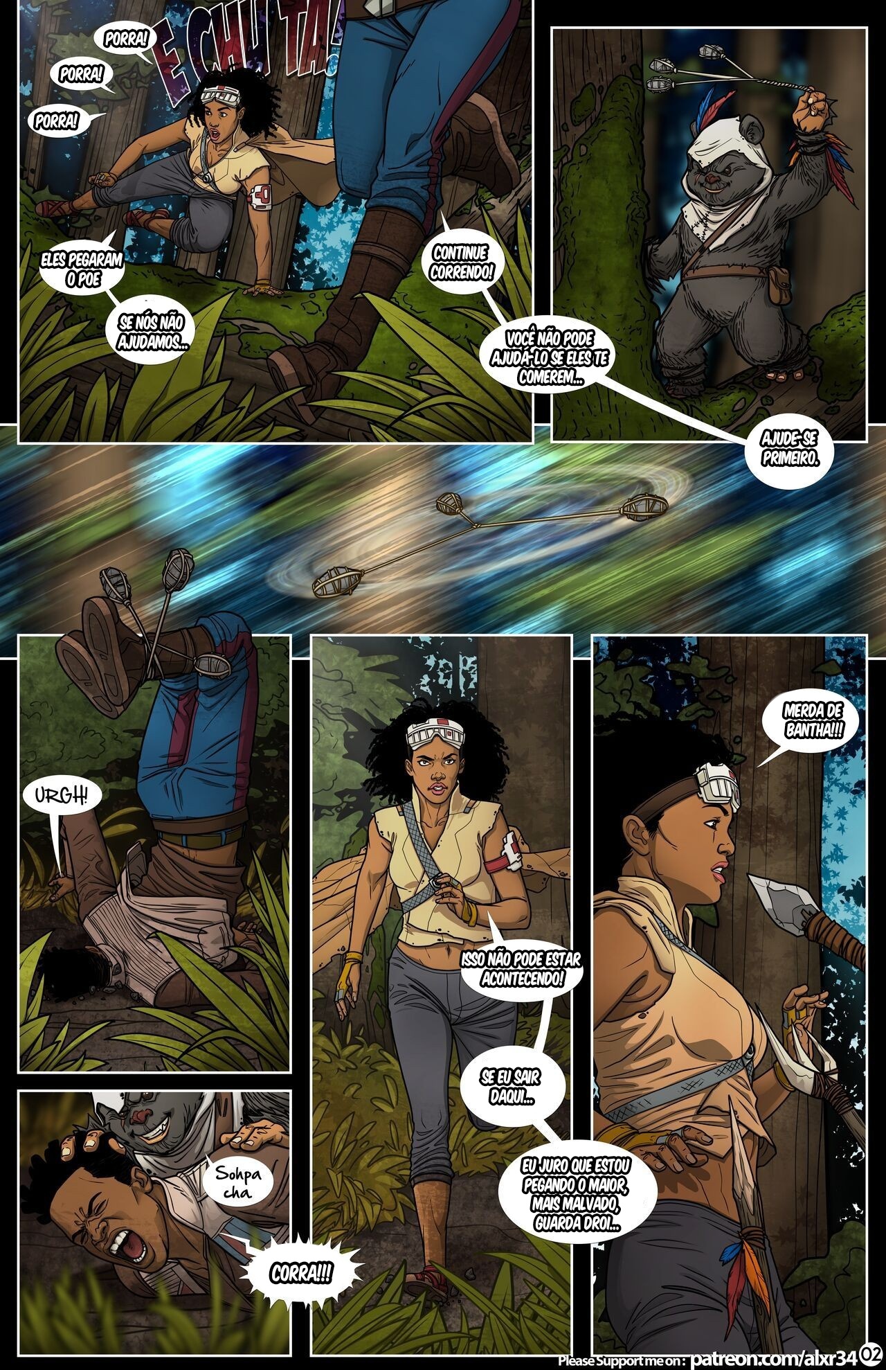 Star Wars: A Complete Guide To Wookie Sex Part 5 Hentai pt-br 02