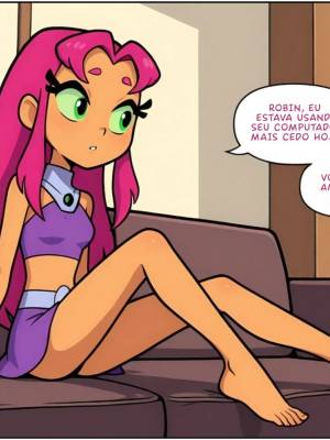 Teen Titans: Starfire's Housesitting Hentai pt-br 11