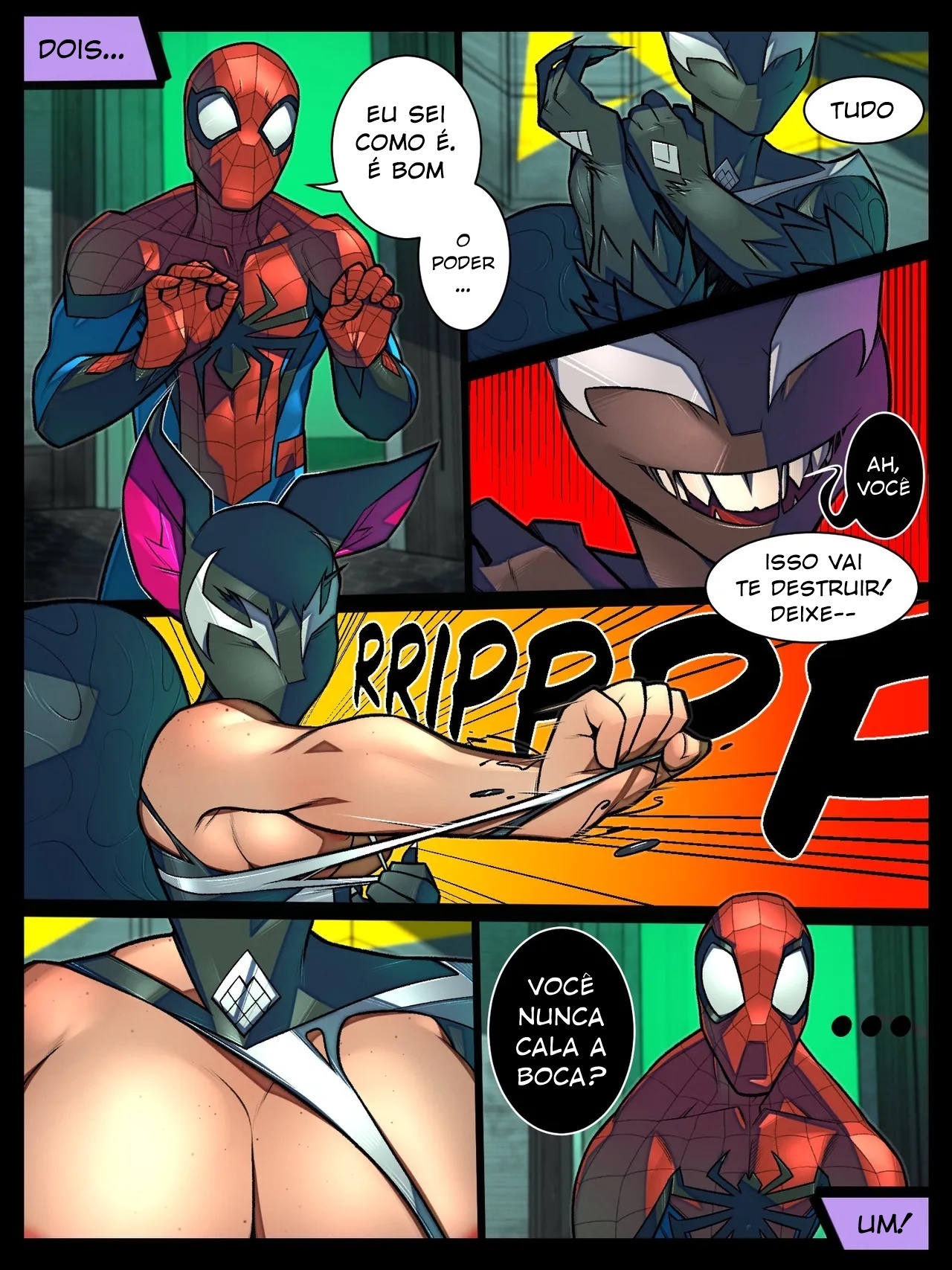 The Unbeatable Squirrel Girl: Horny Venom Symbiote Hentai pt-br 04