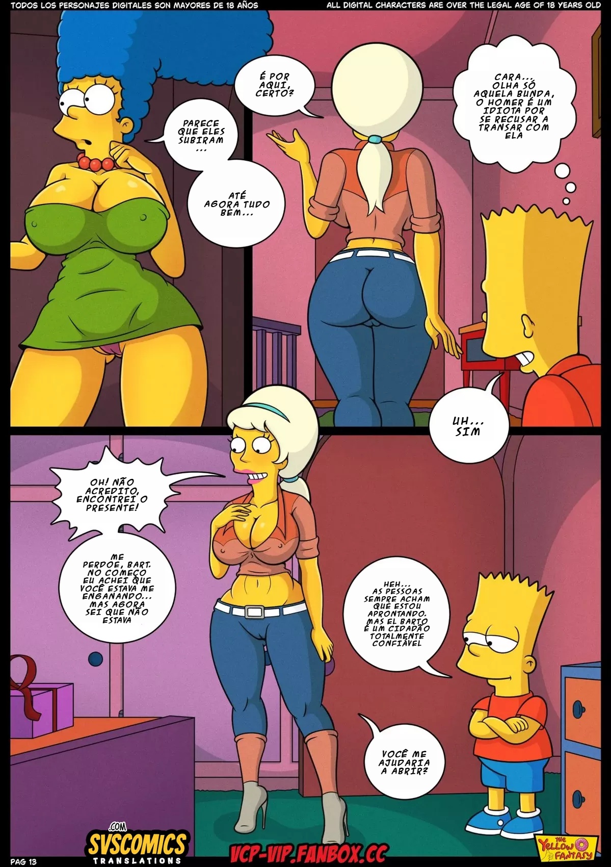 The Yellow Fantasy Part 19: Marge's Revenge Hentai pt-br 14