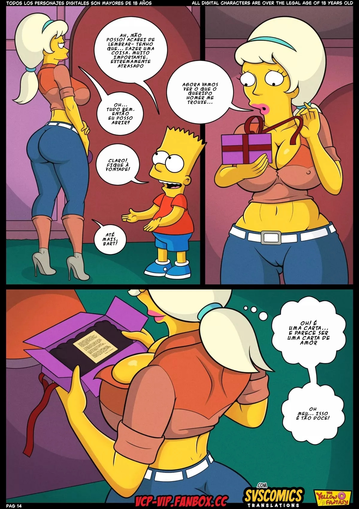 The Yellow Fantasy Part 19: Marge's Revenge Hentai pt-br 15