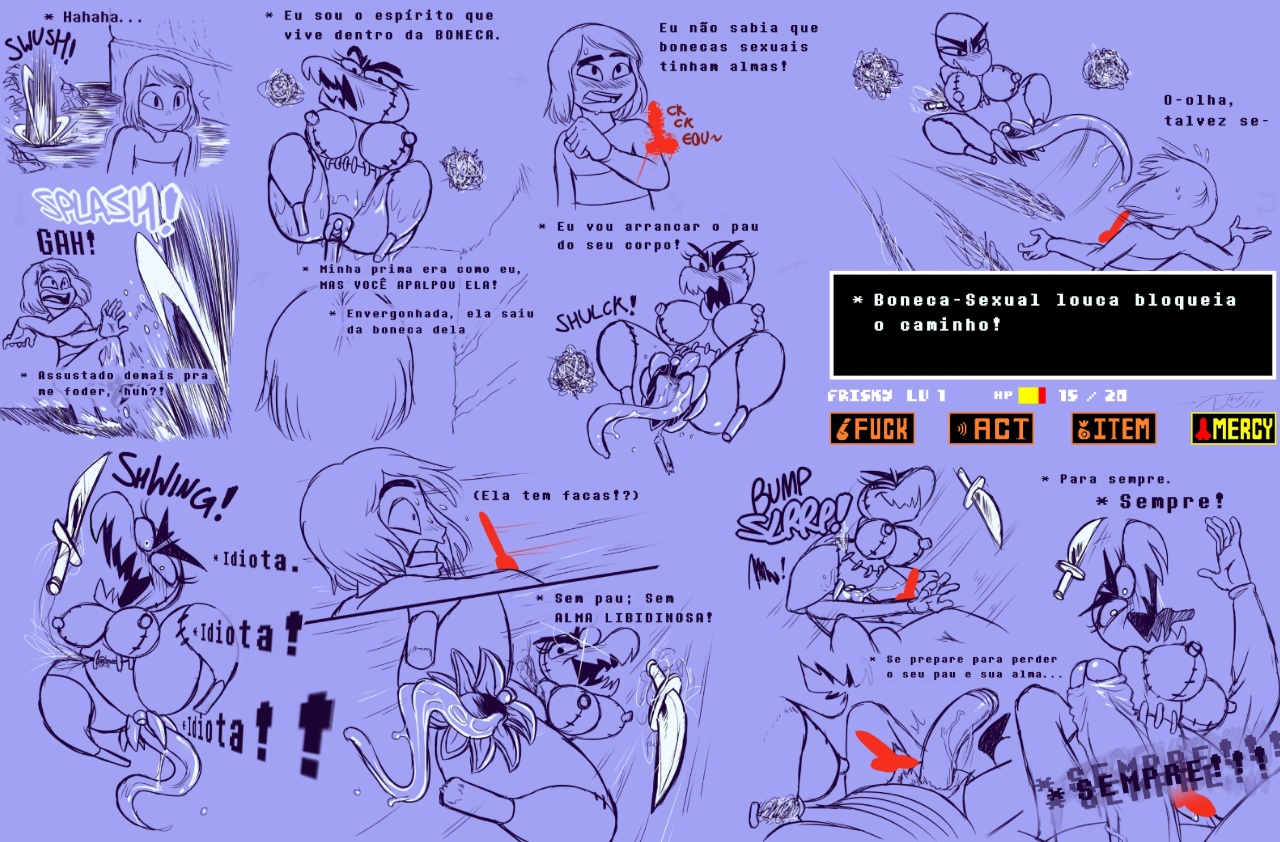 Under(her)tail: Monster-Girl Edition Part 3 Hentai pt-br 08