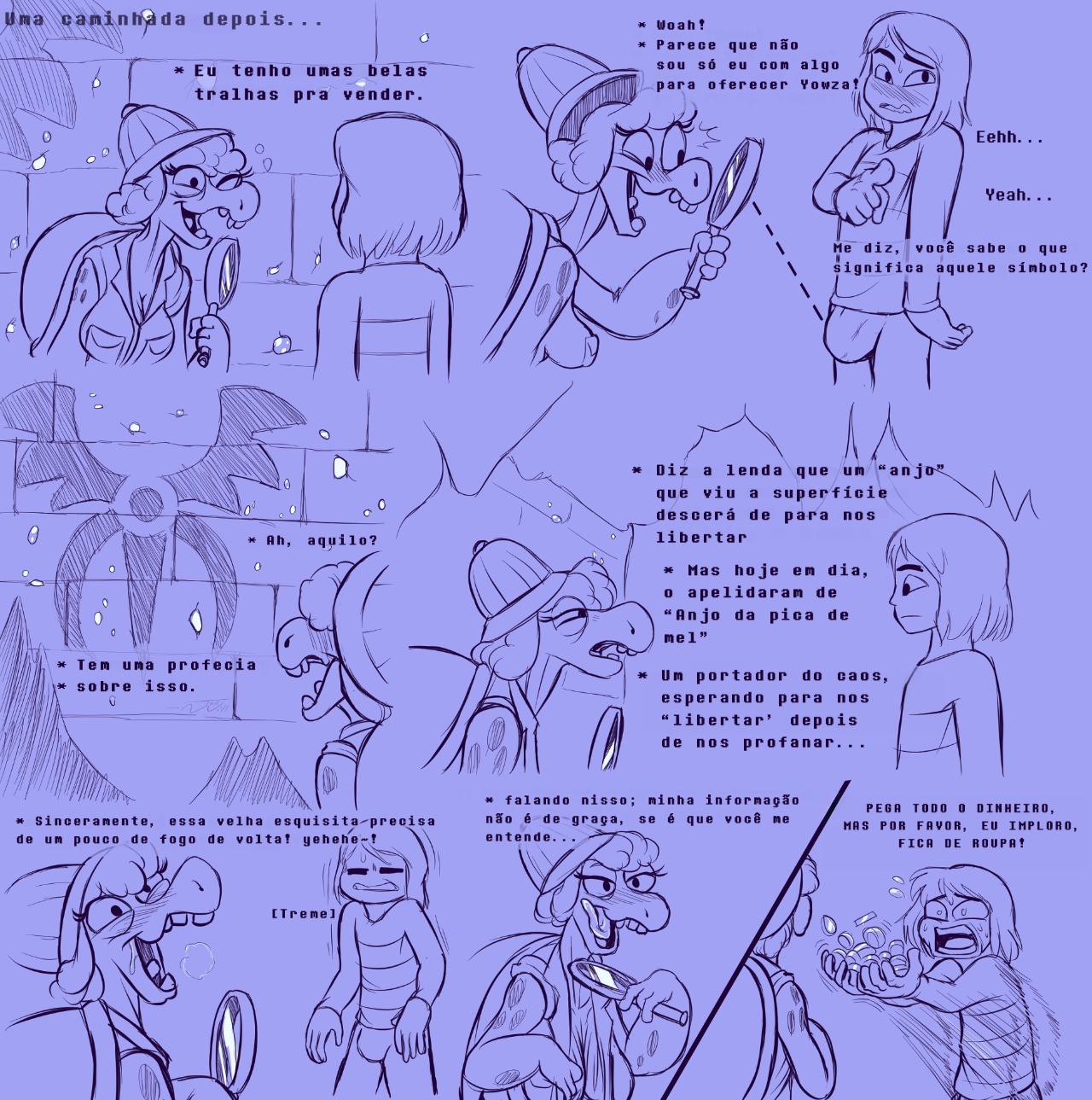 Under(her)tail: Monster-Girl Edition Part 3 Hentai pt-br 12