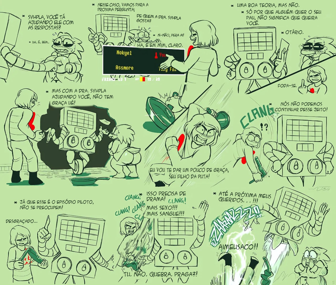 Under(her)tail: Monster-Girl Edition Part 4 Hentai pt-br 06