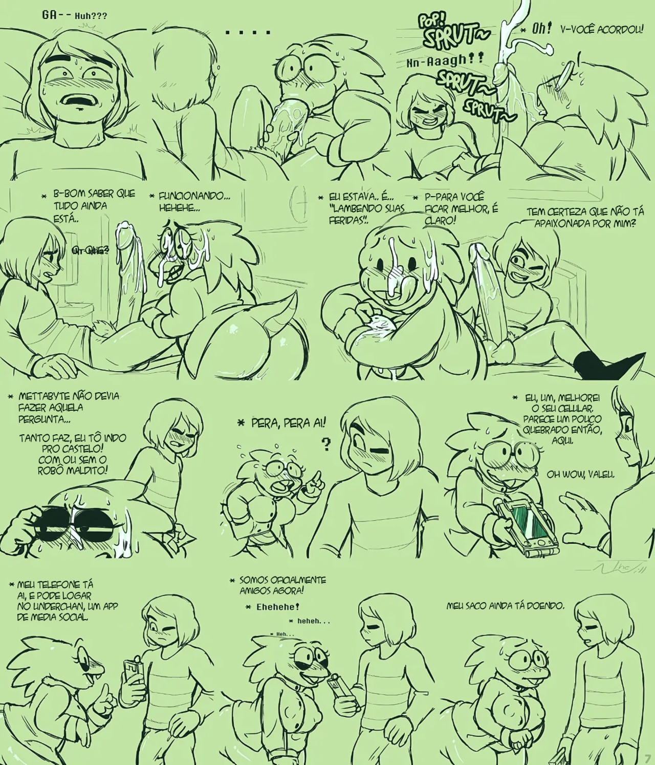 Under(her)tail: Monster-Girl Edition Part 4 Hentai pt-br 08