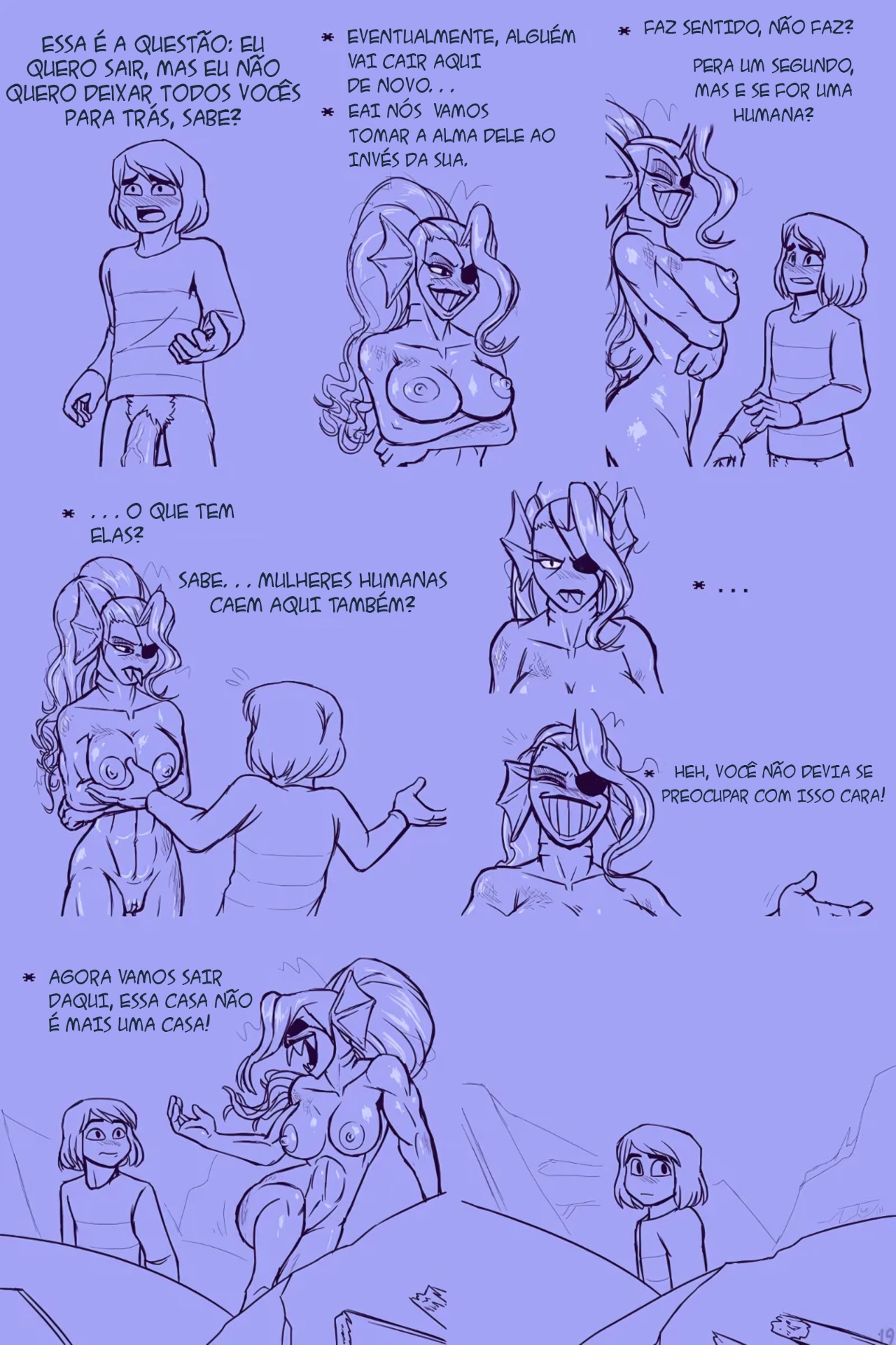 Under(her)tail: Monster-Girl Edition Part 4 Hentai pt-br 20