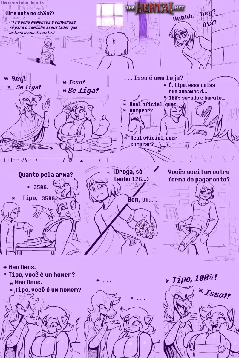 Under(her)tail: Monster-Girl Edition Part 5 Hentai pt-br 21