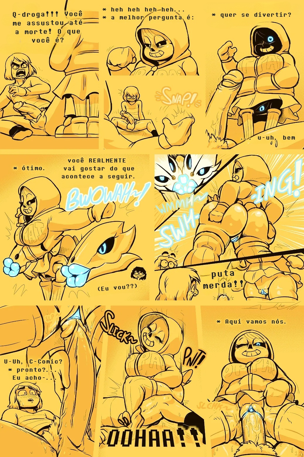 Under(her)tail: Monster-Girl Edition Part 7 Hentai pt-br 12