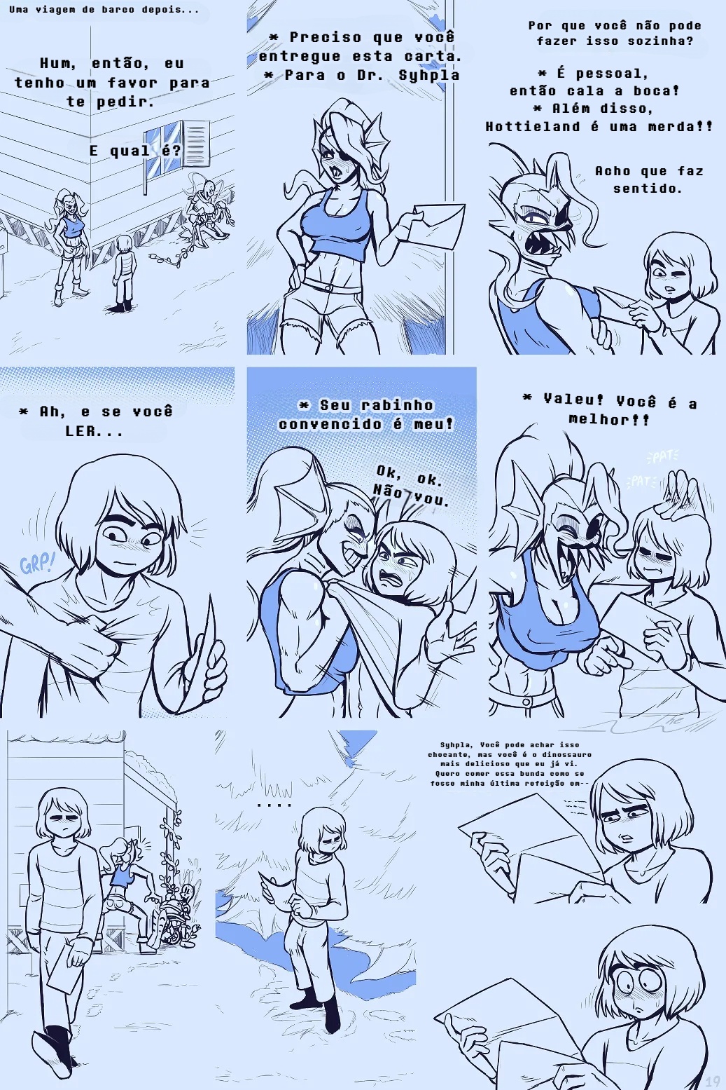 Under(her)tail: Monster-Girl Edition Part 7 Hentai pt-br 20