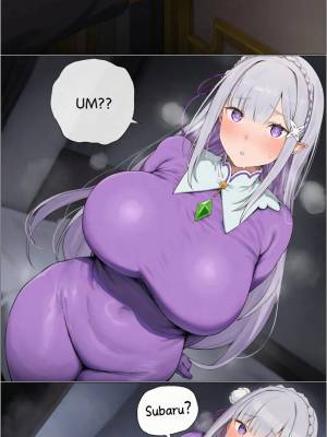 Emilia X Subaru By Suyachan Hentai pt-br 04
