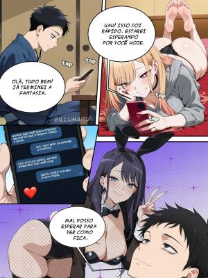 Valentine`s Day For Marin And Gojou Hentai pt-br 04