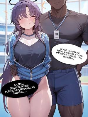 AI Generated: Tracksuit Yuuka Hentai pt-br 05