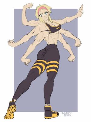 Spinny And Mecha Maid Hit The Gym Hentai pt-br 19