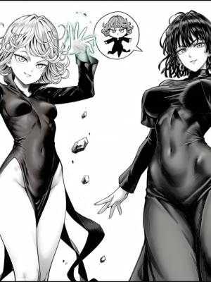 AI Generated: Tatsumaki x Fubuki